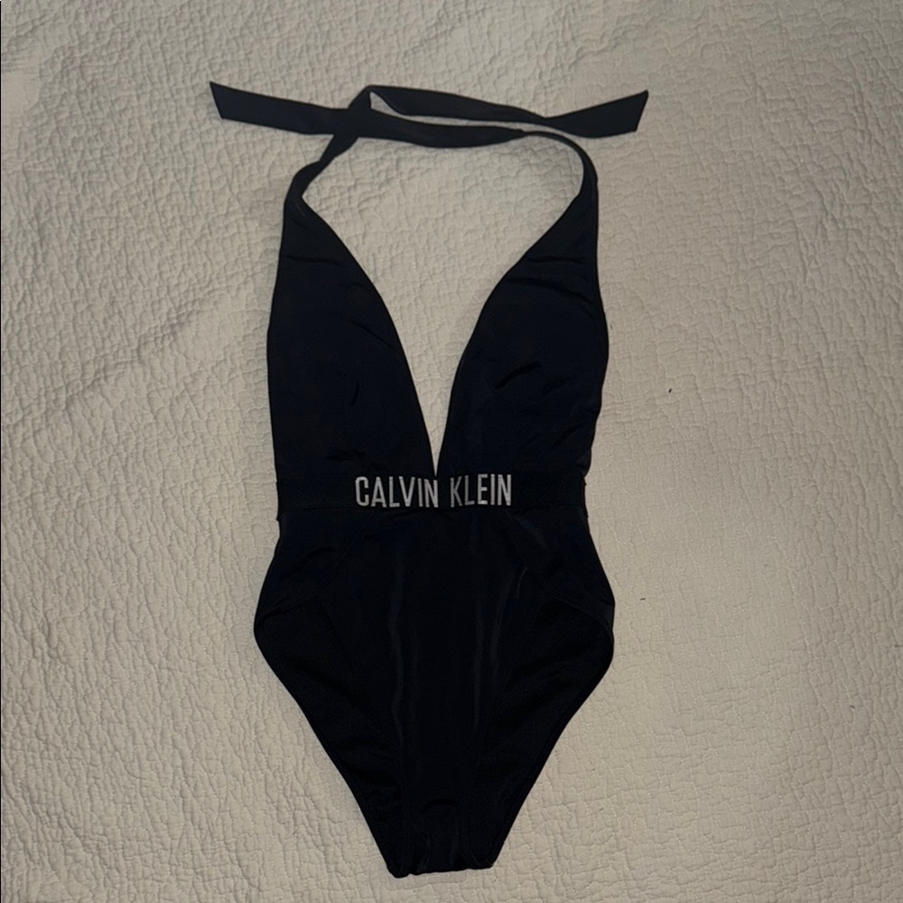 Calvin Klein Black One-Piece Swimsuit